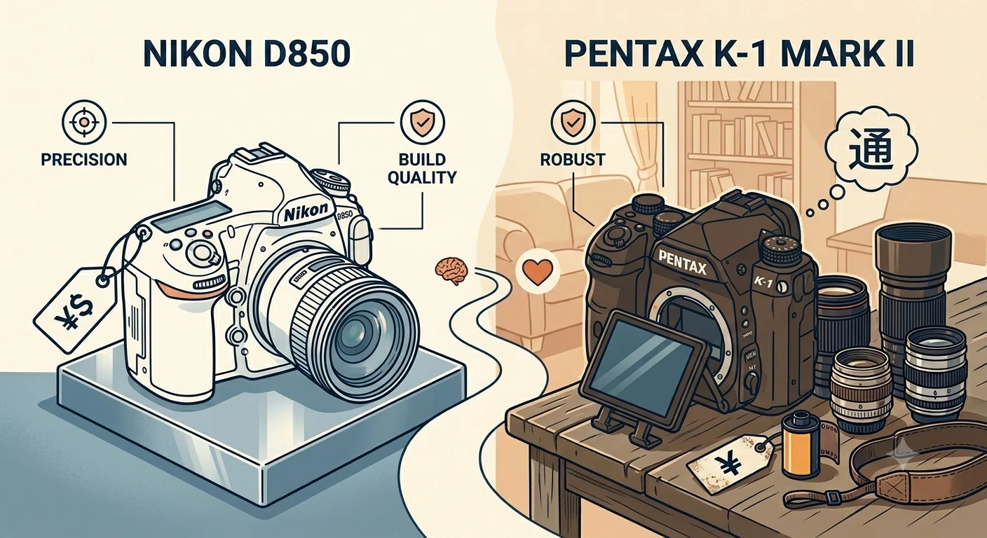 NikonD850とPENTAXK-1MarkIIを徹底比較！中古の評価や口コミレビュー