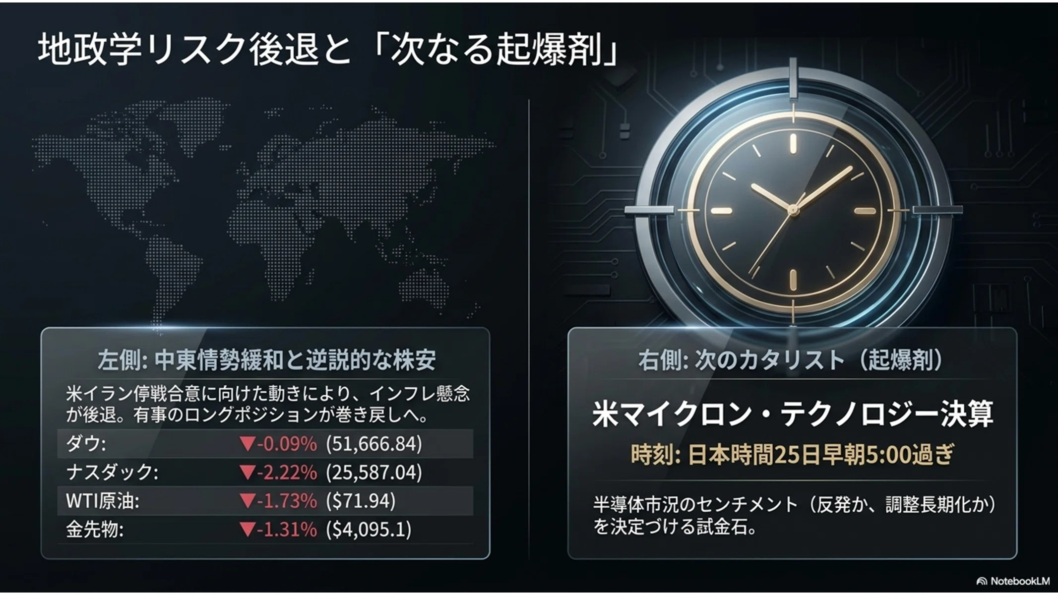 2026/6/24】マーケットレビュー：「日経VI急騰！モメンタム相場終焉と