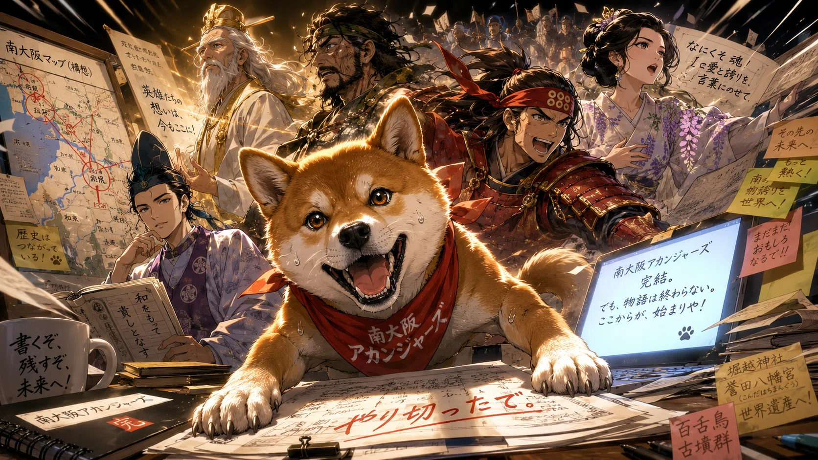 南大阪アカンジャーズ 無事大団円 あとがき｜柴犬アン