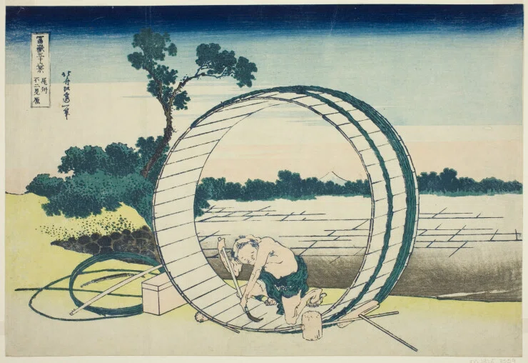 油彩画　真筆保証　富士山と滝と紅葉　自作絵画　堀口　守 世界の北斎を、私はまだ知らなかった。｜堀口ひとみ｜Art of Being