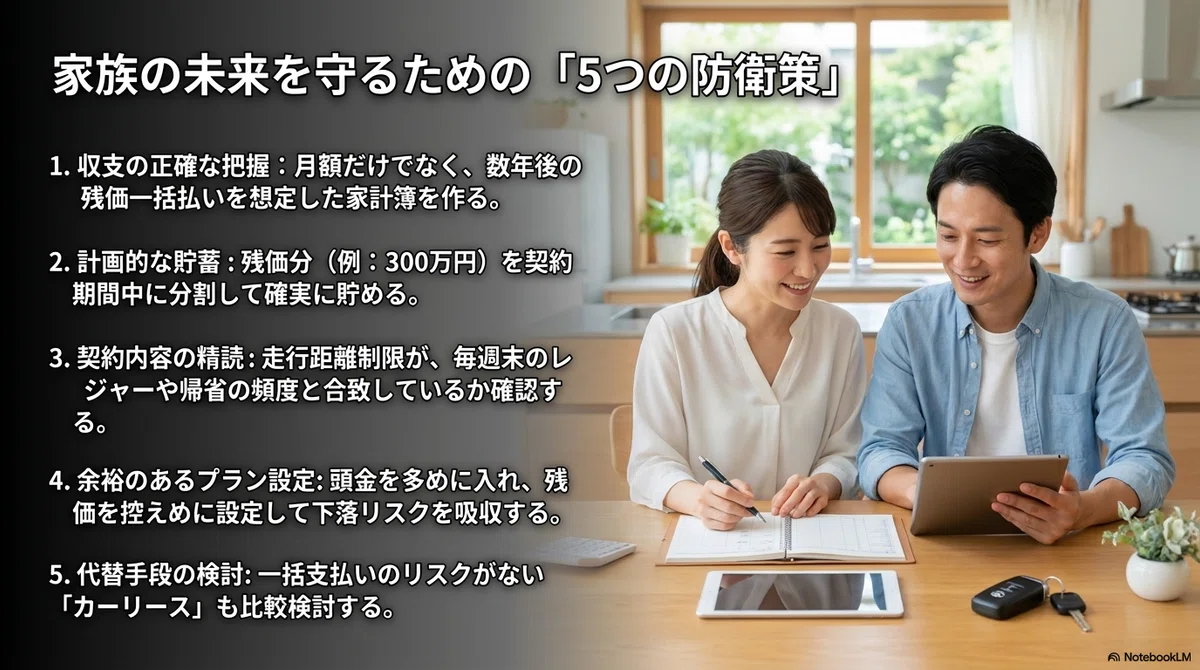残クレ地獄を避けるための5つの対策