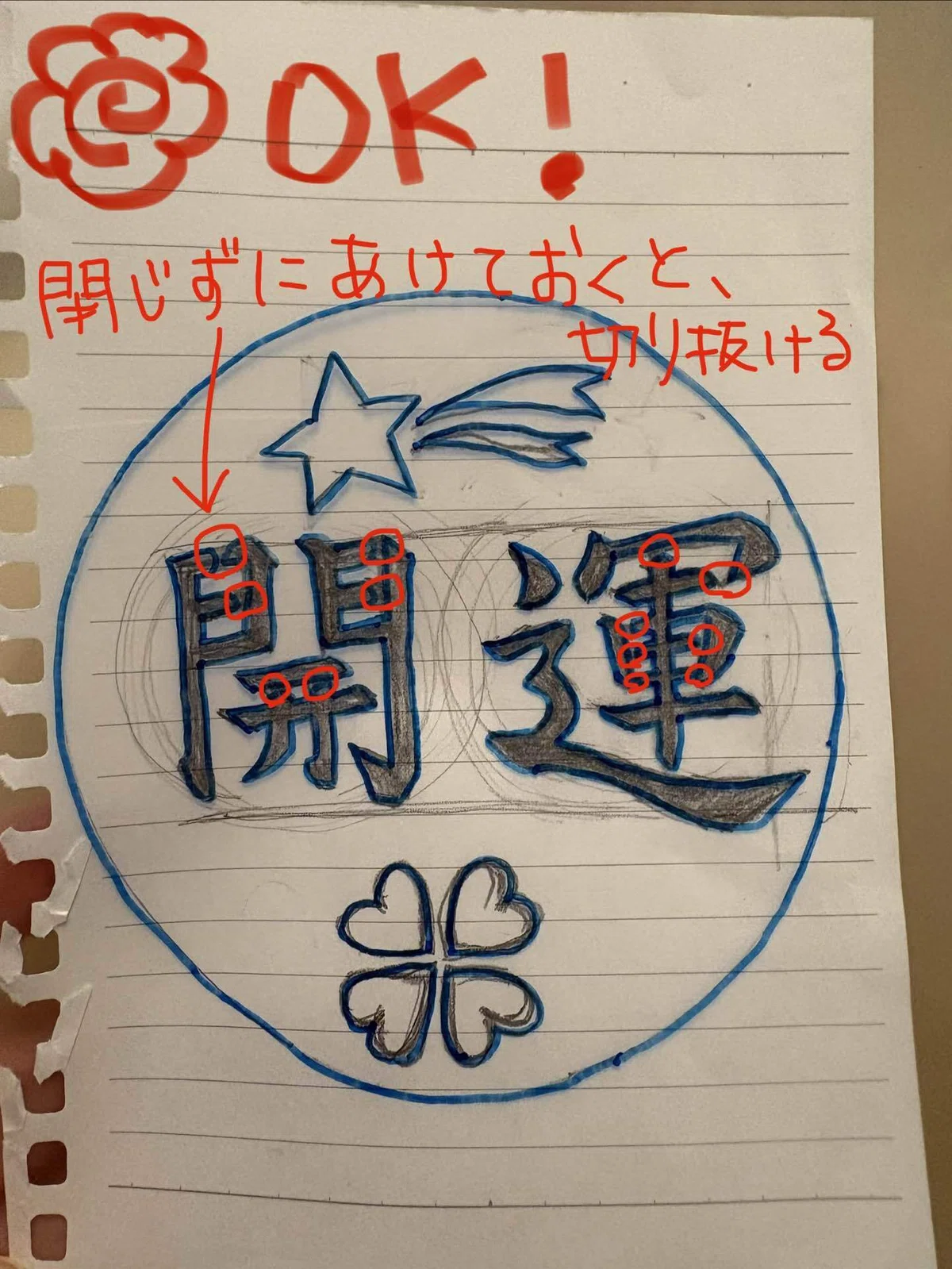 成功例。閉じずに開けておくと上手く切り抜ける。
