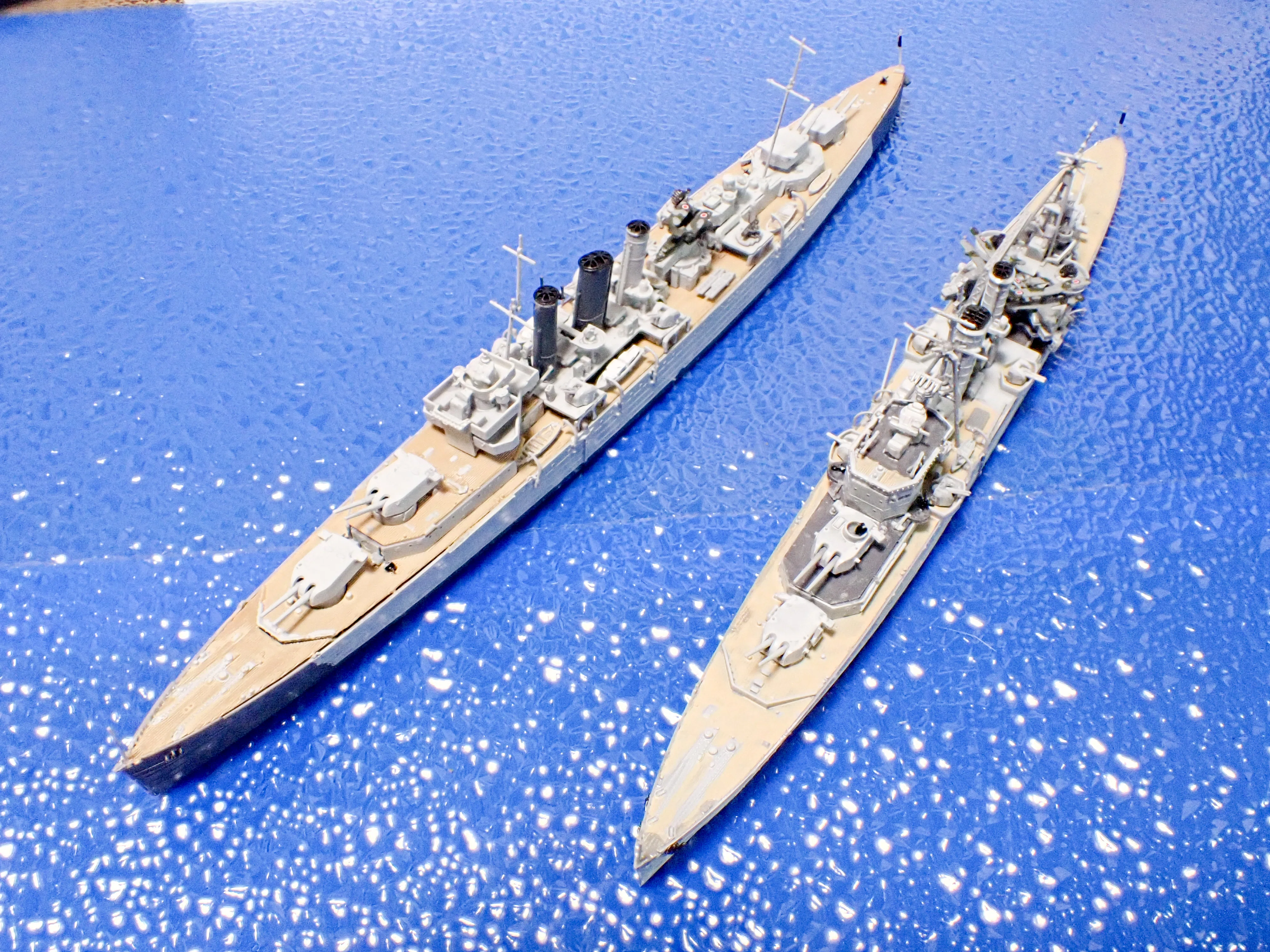 1/700 ウォーターラインシリーズ アオシマ イギリス巡洋艦 ドーセット