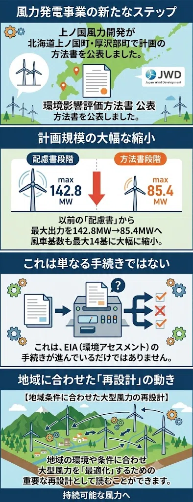 📜陸上風力方法書｜85.4MWで見える「地域意見で計画を絞り込む設計