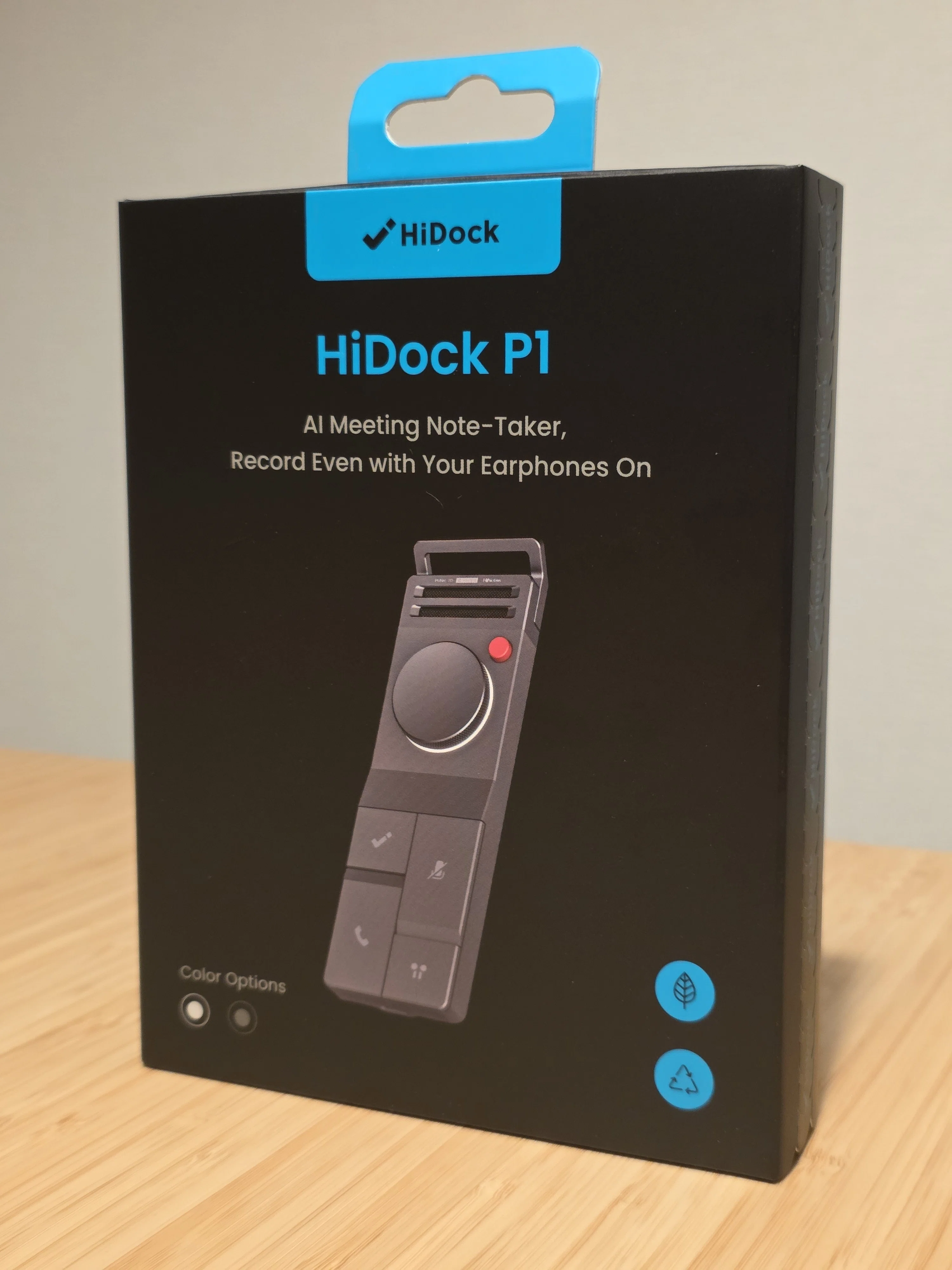 HiDock P1 AIボイスレコーダーレビュー |イヤホンをつけたまま録音