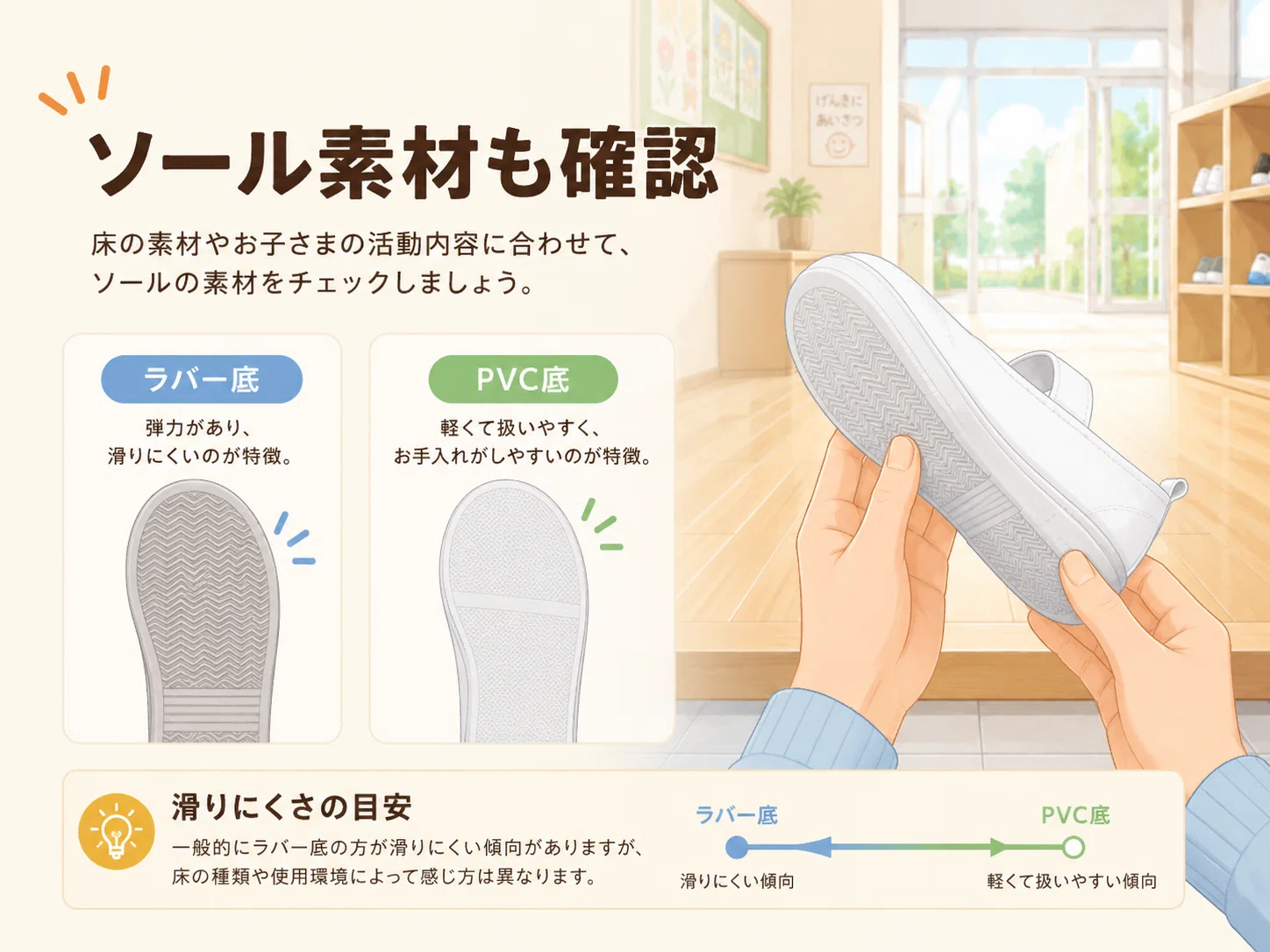 子どもの上履きはどう選ぶ？ーシューフィッターが見る5つのポイント 