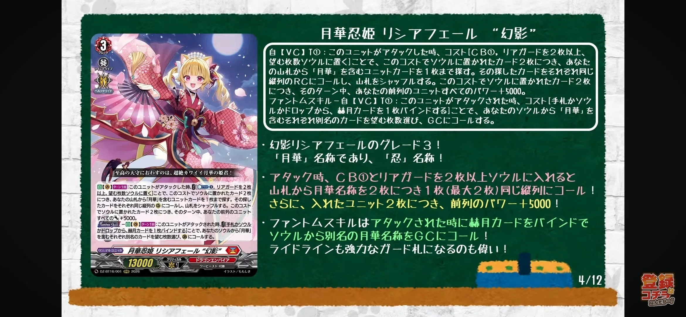 リシアフェール幻影 情報確認｜カプチーノ
