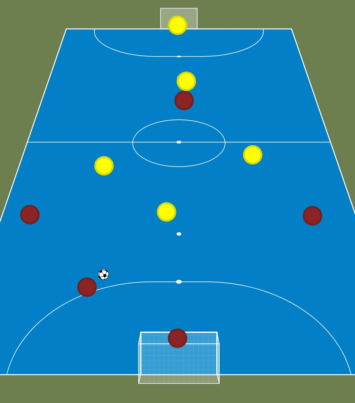 【サッカー・フットサル】味方のためにスペースを作る(後方への動き)|フット猿