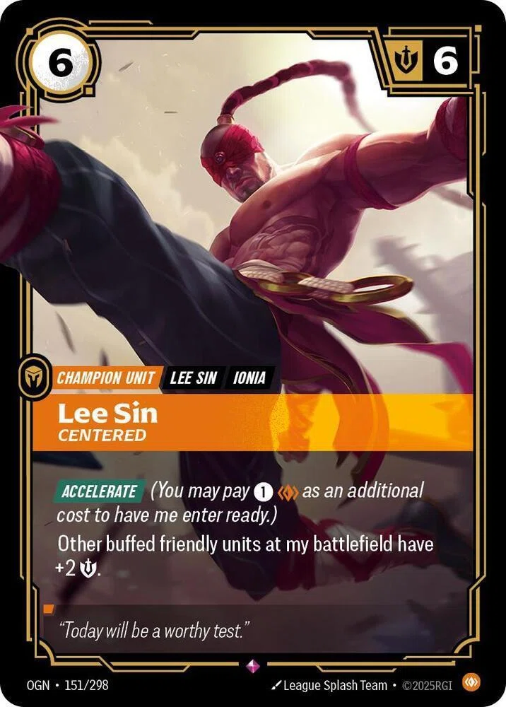 リフトバウンド　riftbound オーバーナンバー　blind monk Riftbound TCG】Lee Sin, Blind Monk(リー・シン)デッキガイド｜環境