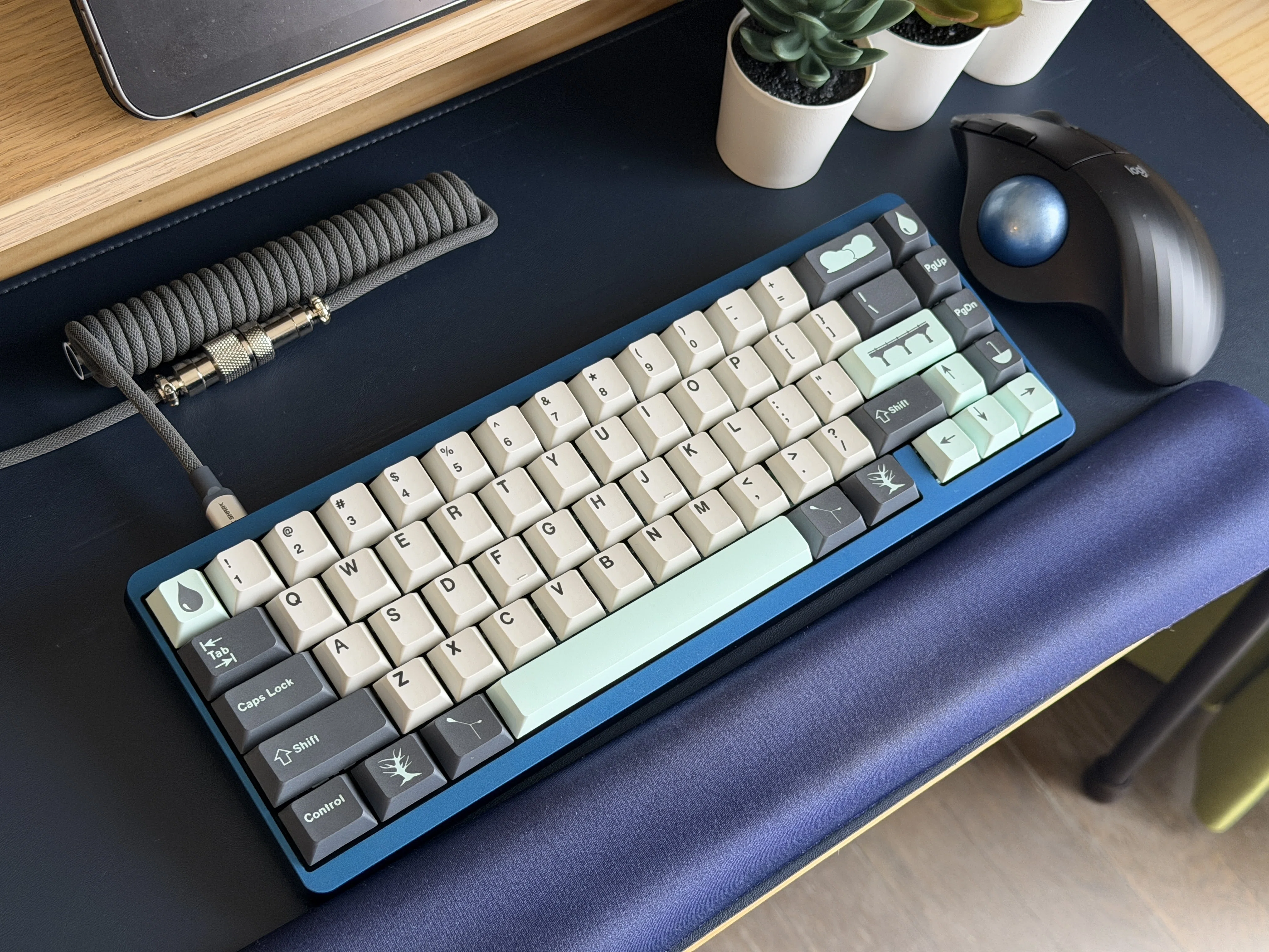 ☂️梅雨に合うキーキャップ🔼GMK Rainy Dayをキーボードに付けてみた