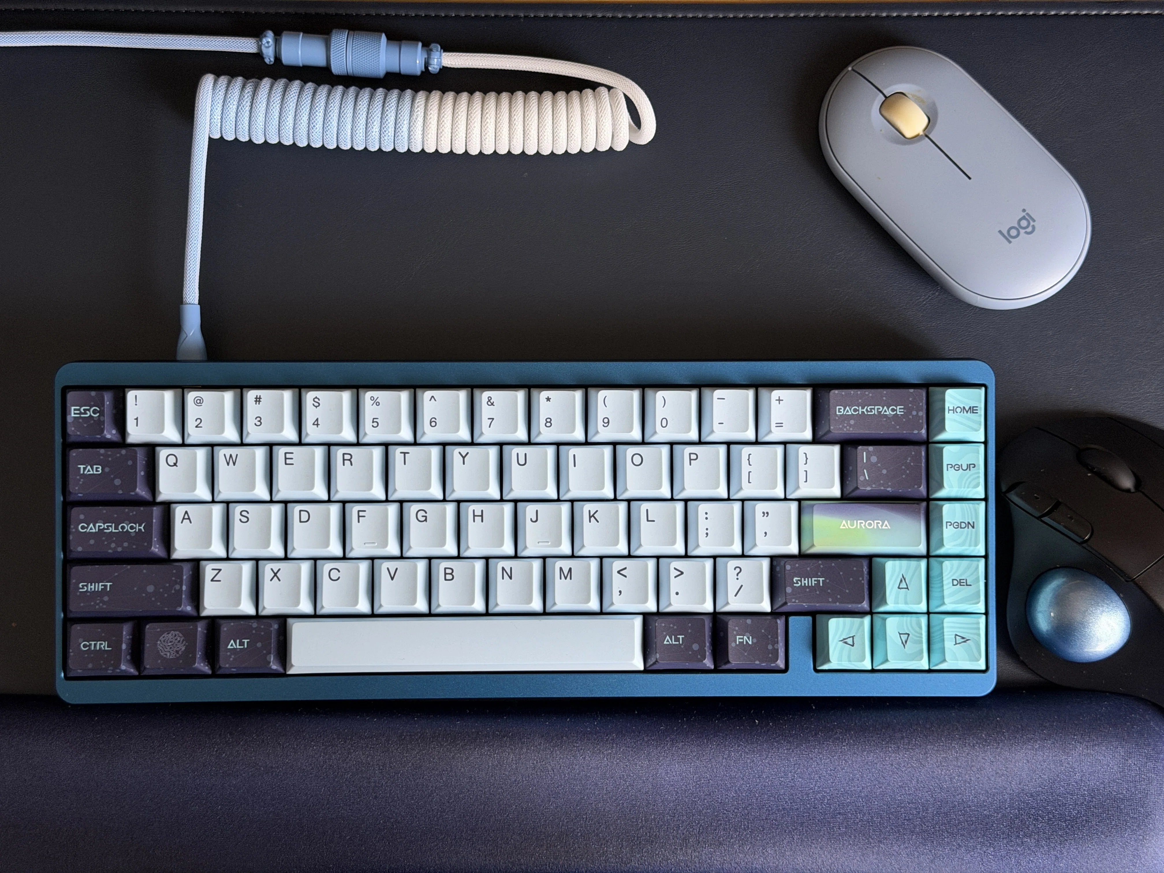 ☂️梅雨に合うキーキャップ🔼GMK Rainy Dayをキーボードに付けてみた