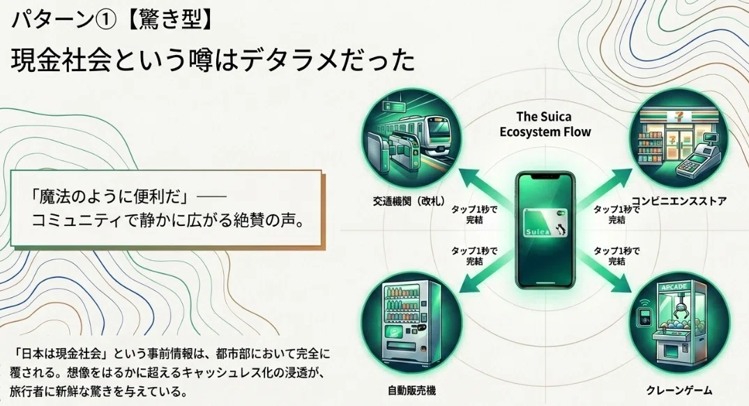 訪日外国人の決済事情！Suicaの感動から現金のみの絶望まで
