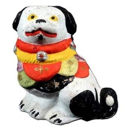 山口県平生町 百済部神社の狛犬｜藤井克浩