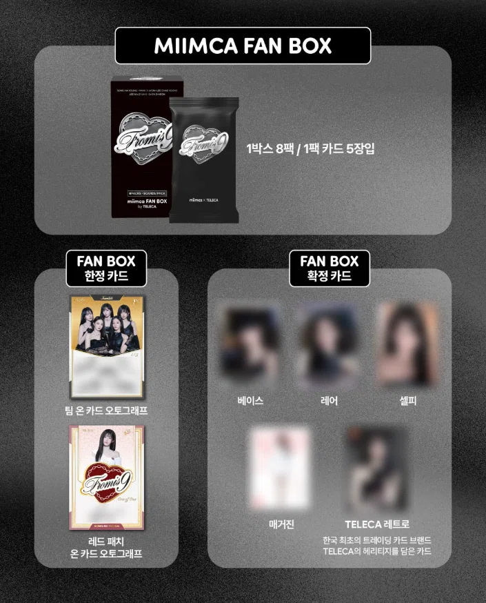 fromis_9 MIIMCA FAN BOX & TELECA LIMITED EDITION✨｜Fantoot｜韓国