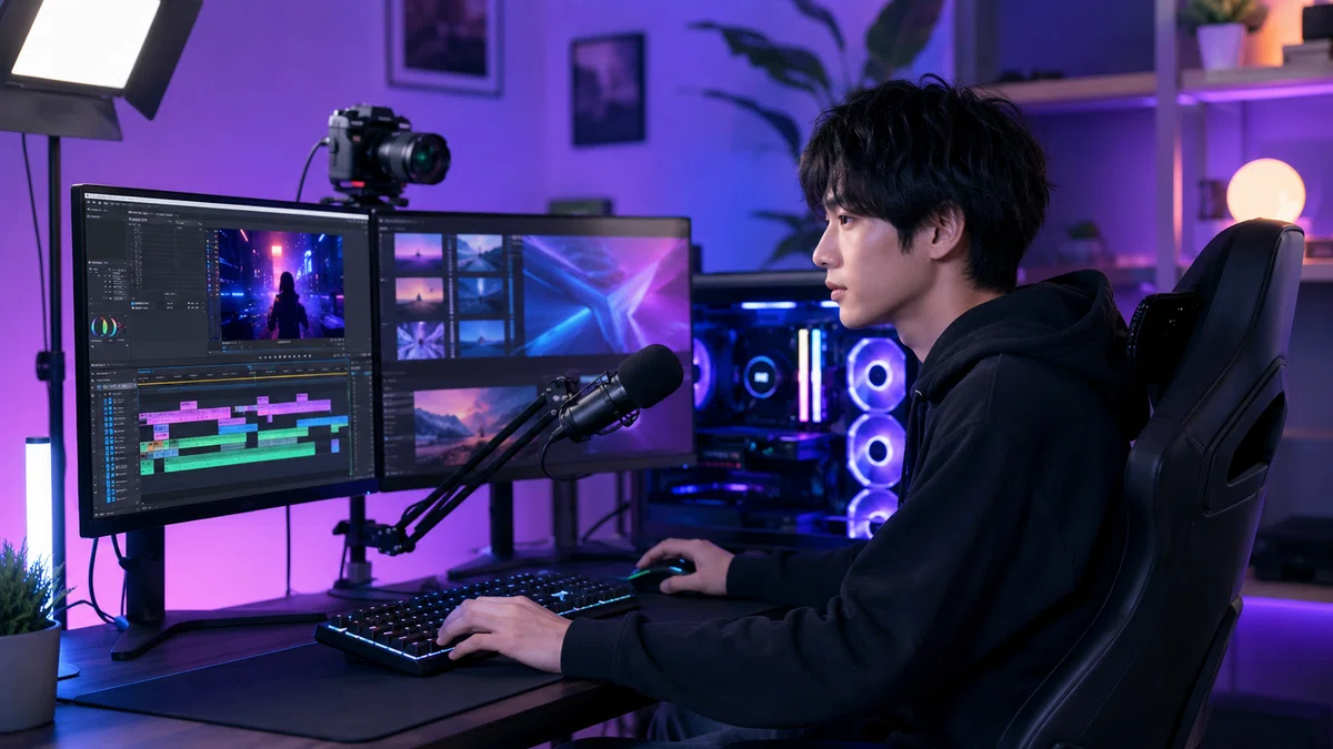 ゲーミングPCで配信・動画編集をするならNVIDIA GeForce RTXが選びやすい理由
