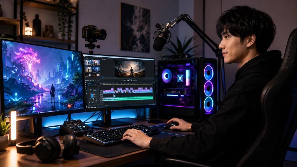 ゲーミングPCで配信・動画編集をするために必要な周辺機器