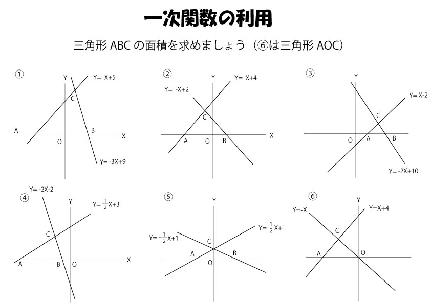 中2数学一次関数セット｜ブリッジぷりんと