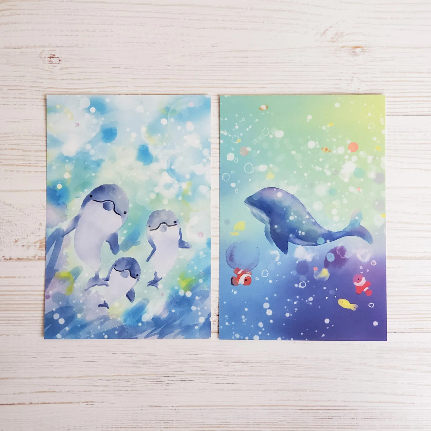 展示作品に選ばれました🐬💙｜Chiakids