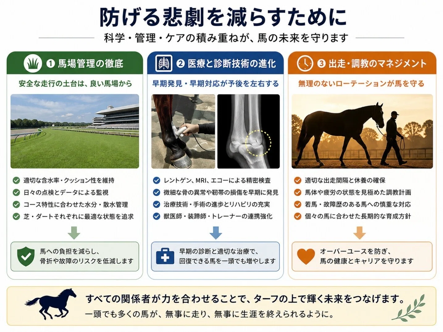 なぜサラブレッドは脚を一本折るだけで死ぬのか〜テンポイントから私の