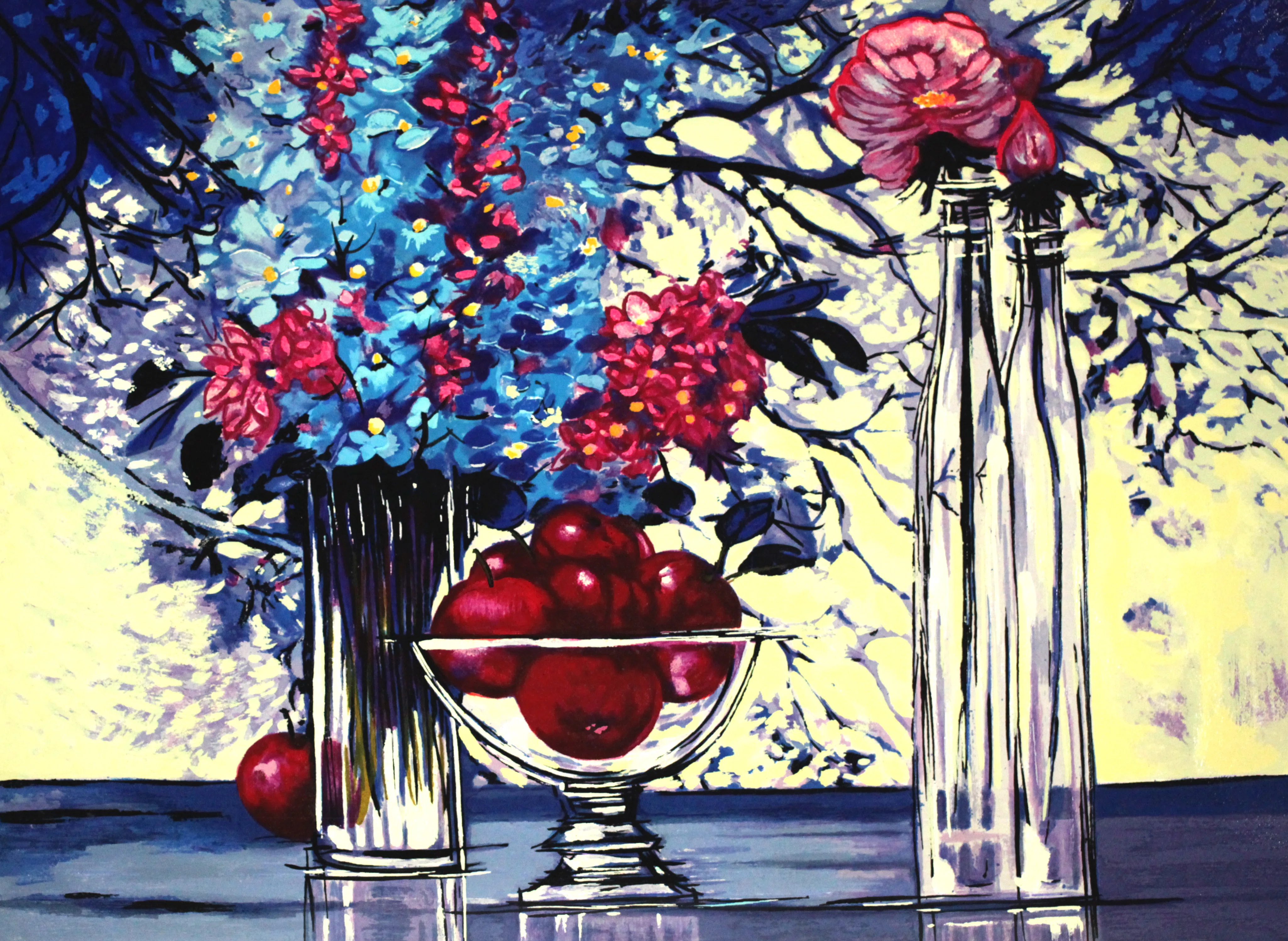 Michel Henry, 'Still Life Diptych - Blue Window' (2002