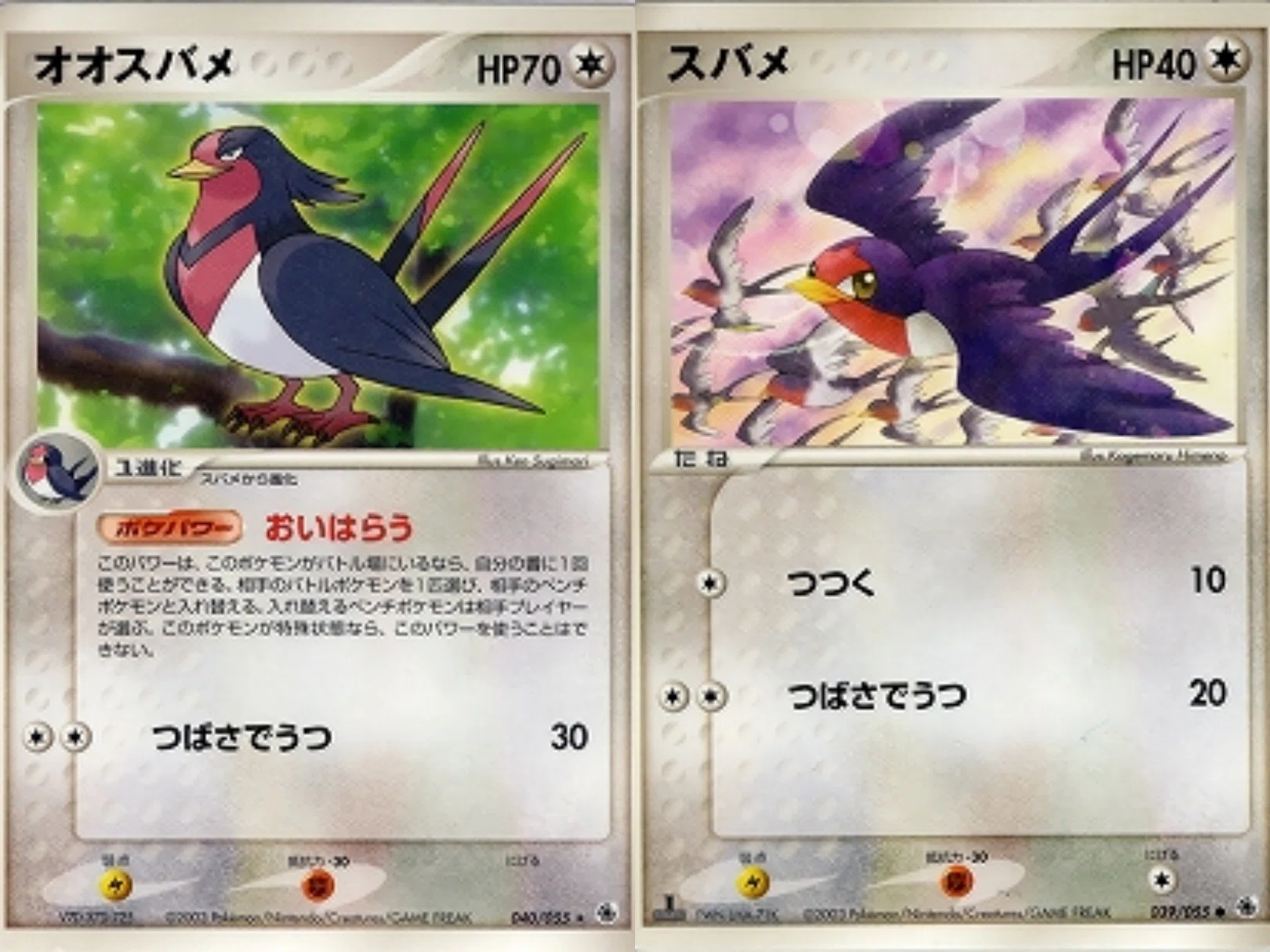 ポケカの歴代オオスバメ｜リユルン