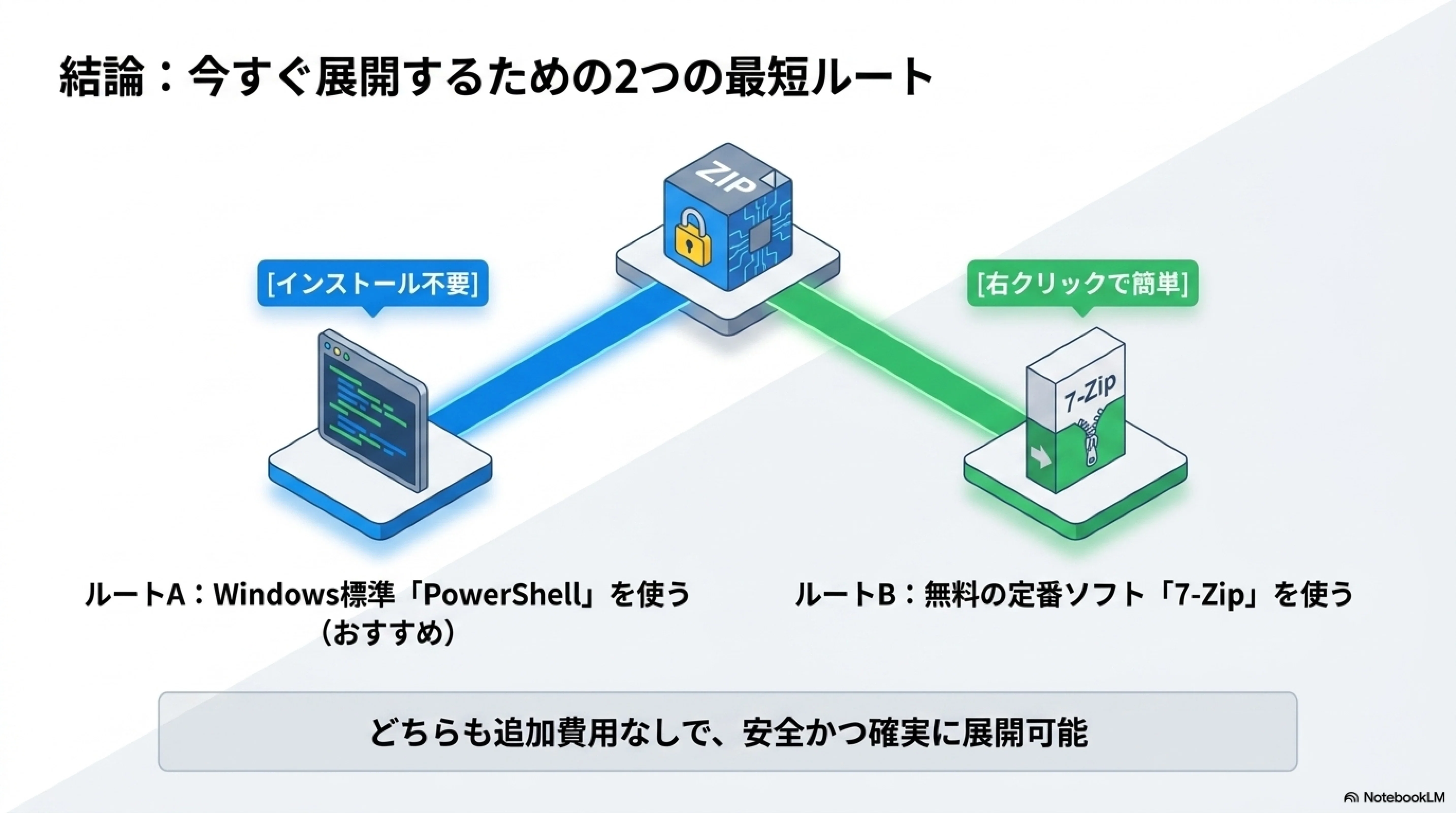 解決】エクスプローラーで「圧縮 (zip 形式) フォルダーは無効です」と
