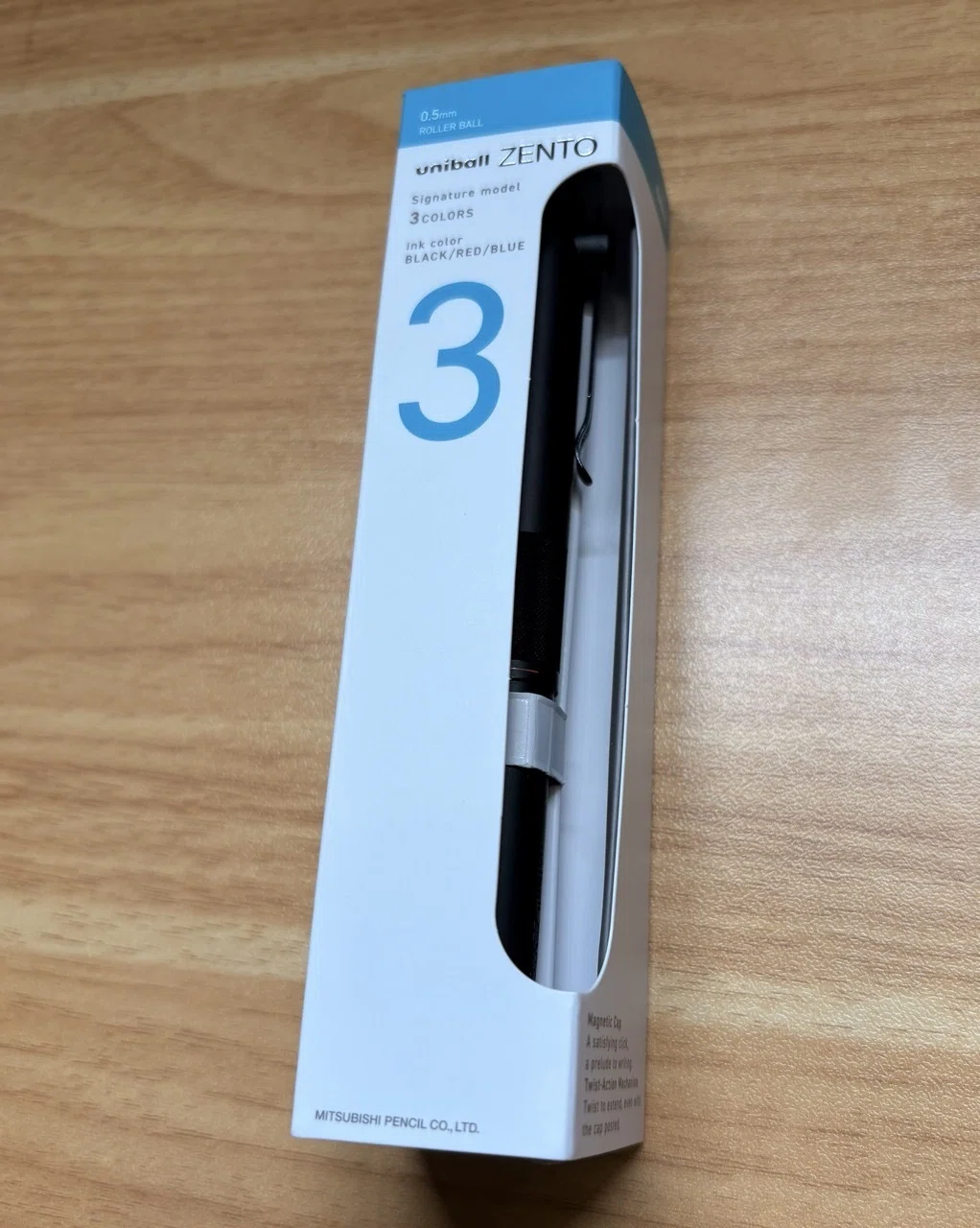 ユニボール ゼント シグニチャーモデル3色版レビュー：あの書き心地、3 