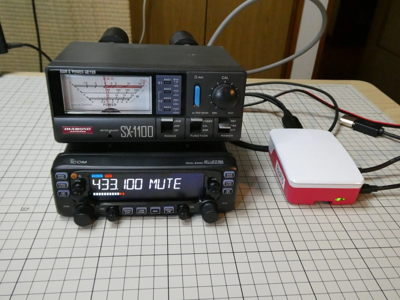 アマチュア無線】 IC-2730をHamlibで動かしてみた。 【Raspberry Pi