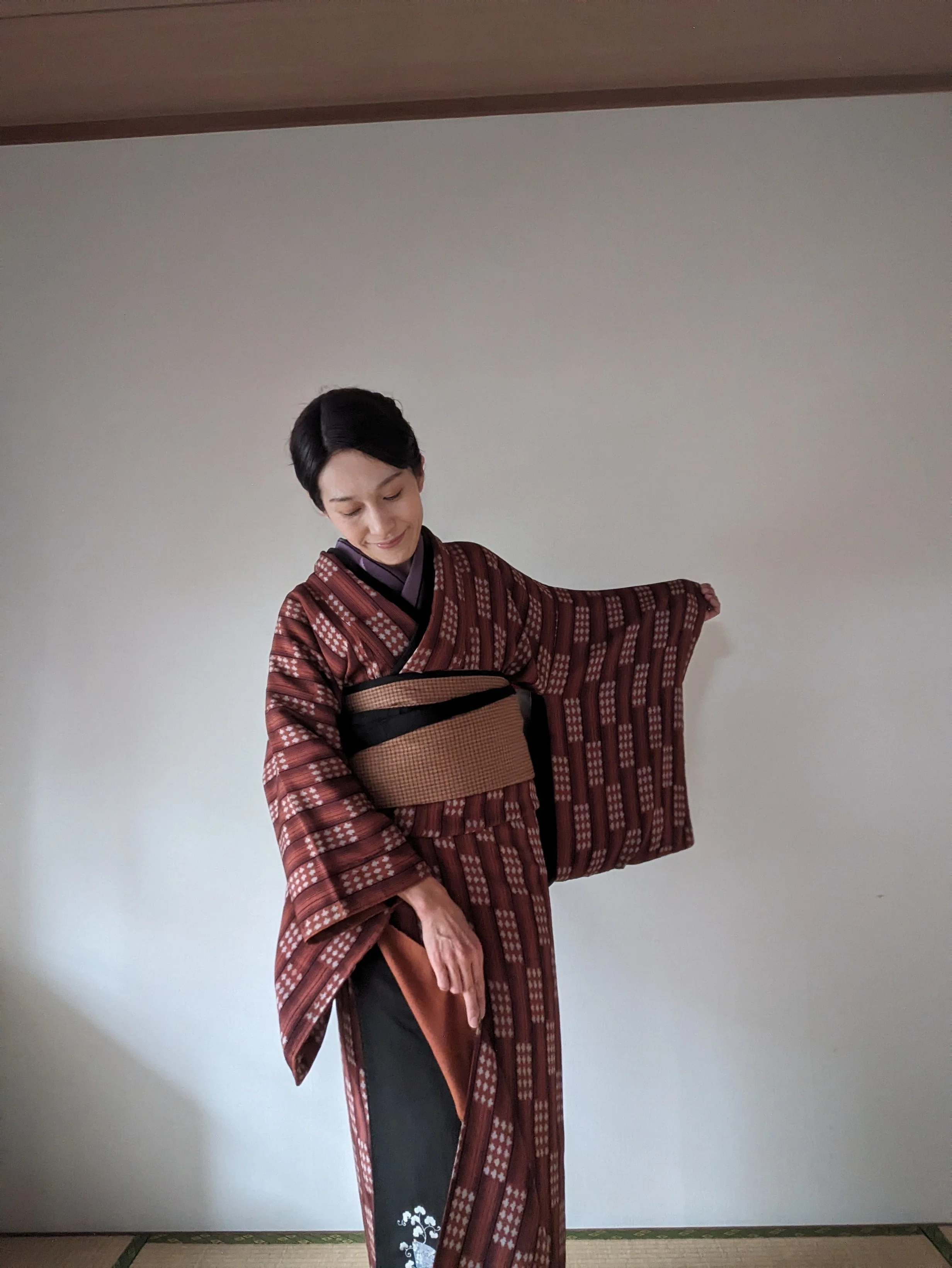 長丹前　昭和時代　手作り 5年と100万を溶かして解った、昭和初期の「自然な着姿」の作り方ー私が