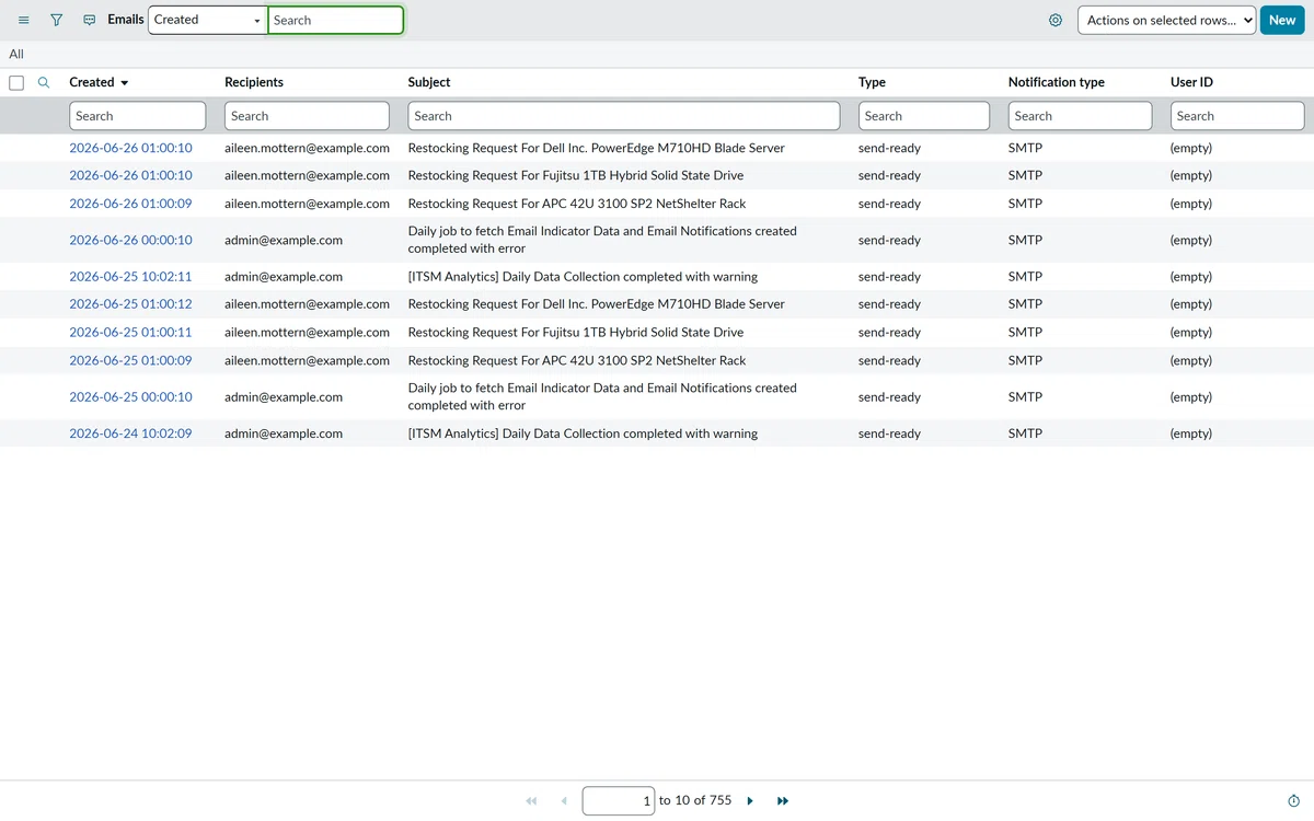 ServiceNow の Email Notification を実機で確認する:通知が飛ぶまでの流れをテーブルで追う|ServiceNow観察日記