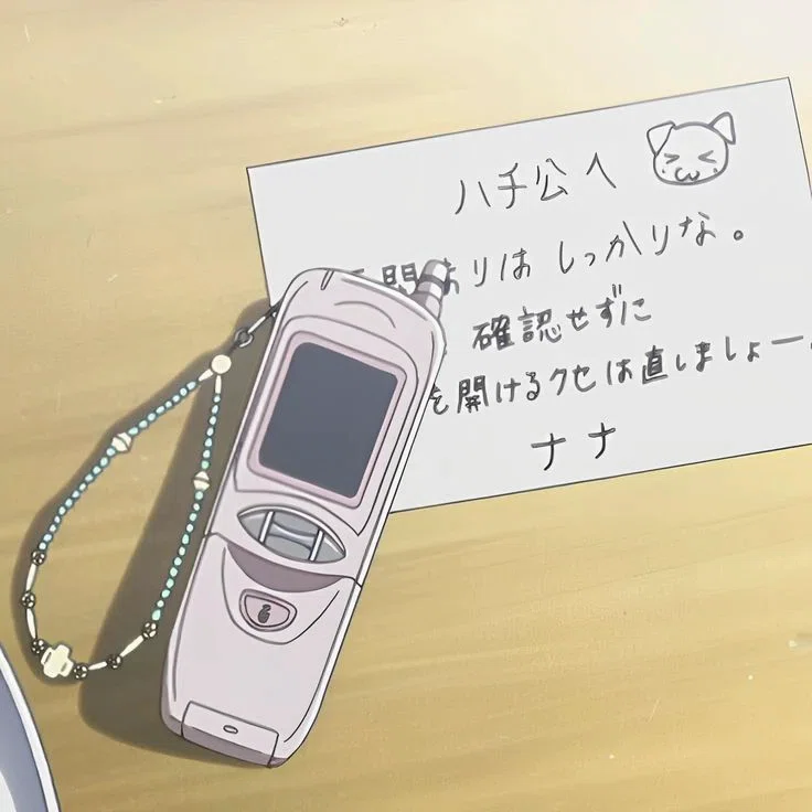NTT Docomo D502i NANA ハチ子使用 平成アニメキャラが使用してるガラケー機種をまとめてみた｜平成を