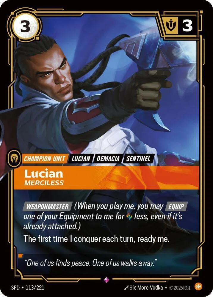 Riftbound TCG] Lucian, Purifier Deck Guide | Meta Analysis, Core
