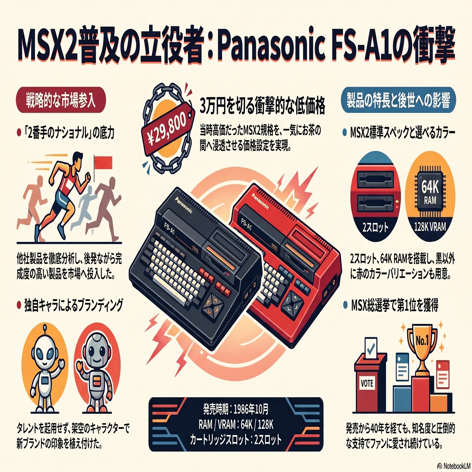 MSX2で出発したPANASONIC - FS-A1｜kzn