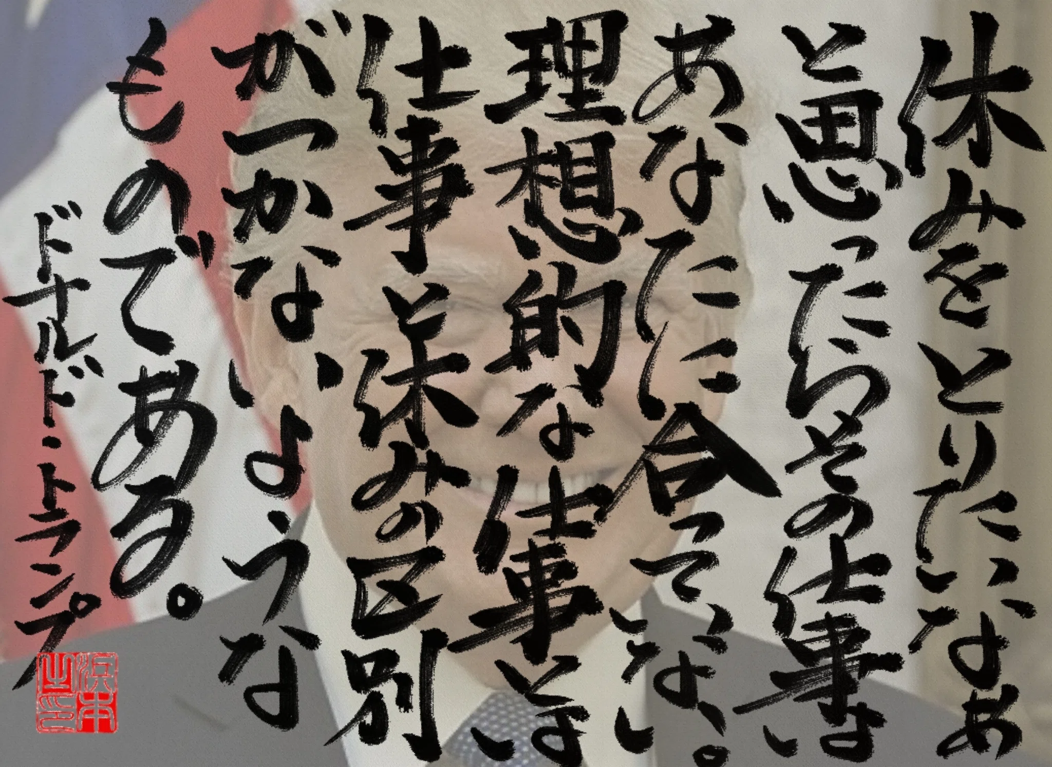 ドナルド・トランプの名言｜浜本 哲治