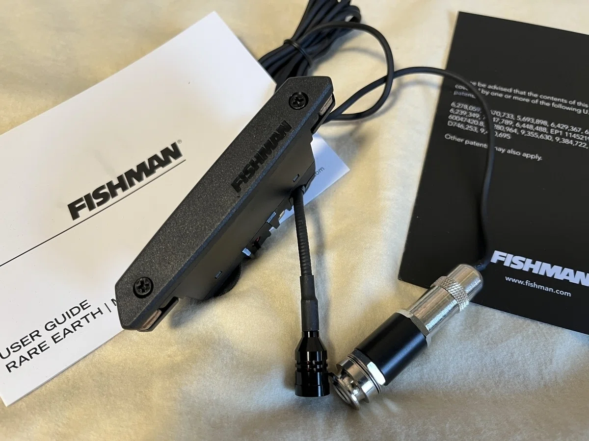 アコギ用ピックアップのお話 FISHMANのRare Earth Mic Blend｜鋪田博紀