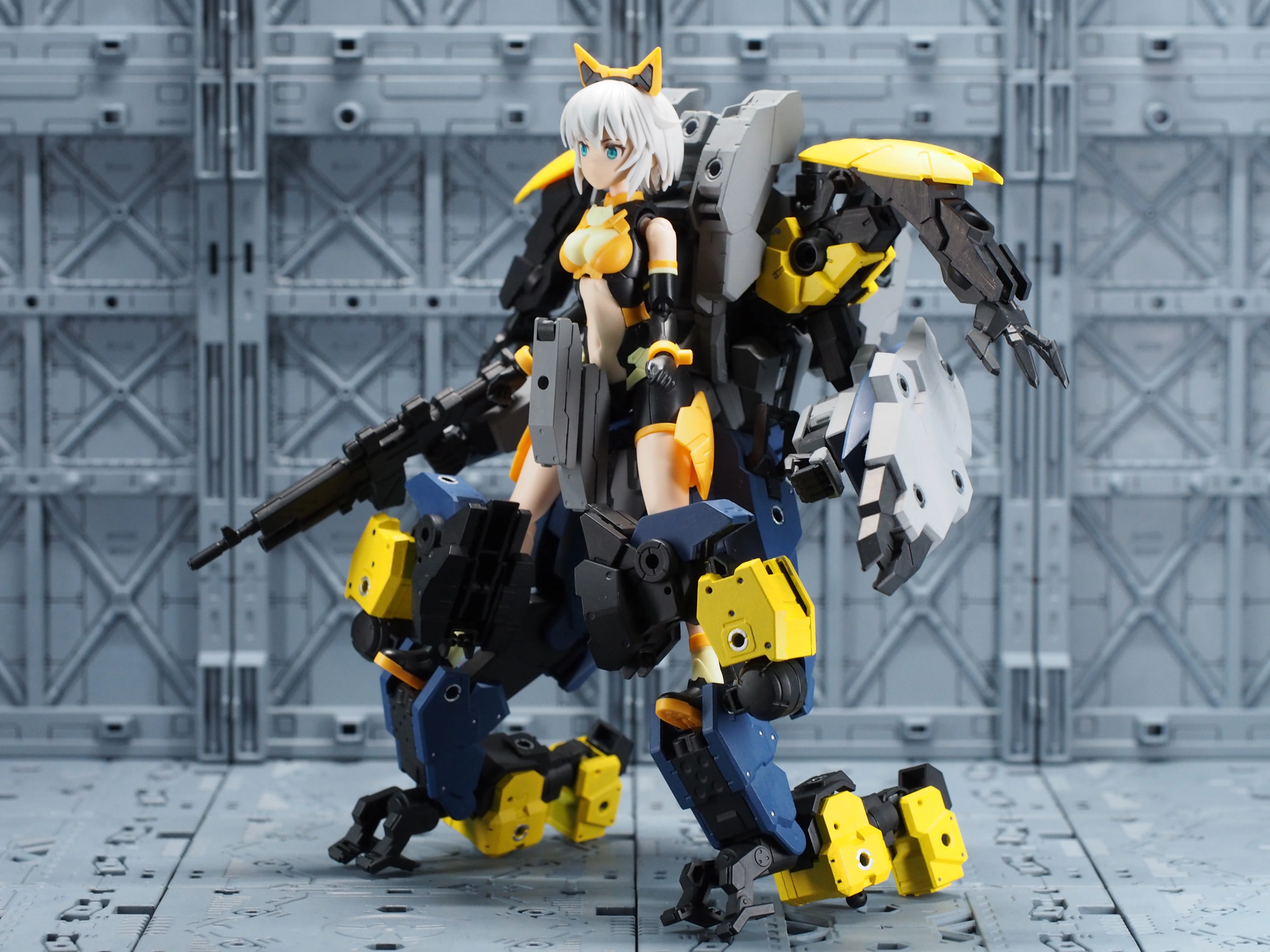 【全塗装/完成品】30MS カスタム 高機動仕様 グラデ塗装 筆塗り全塗装｜30MS用パワードスーツを塗ってみた｜阿藤 根久