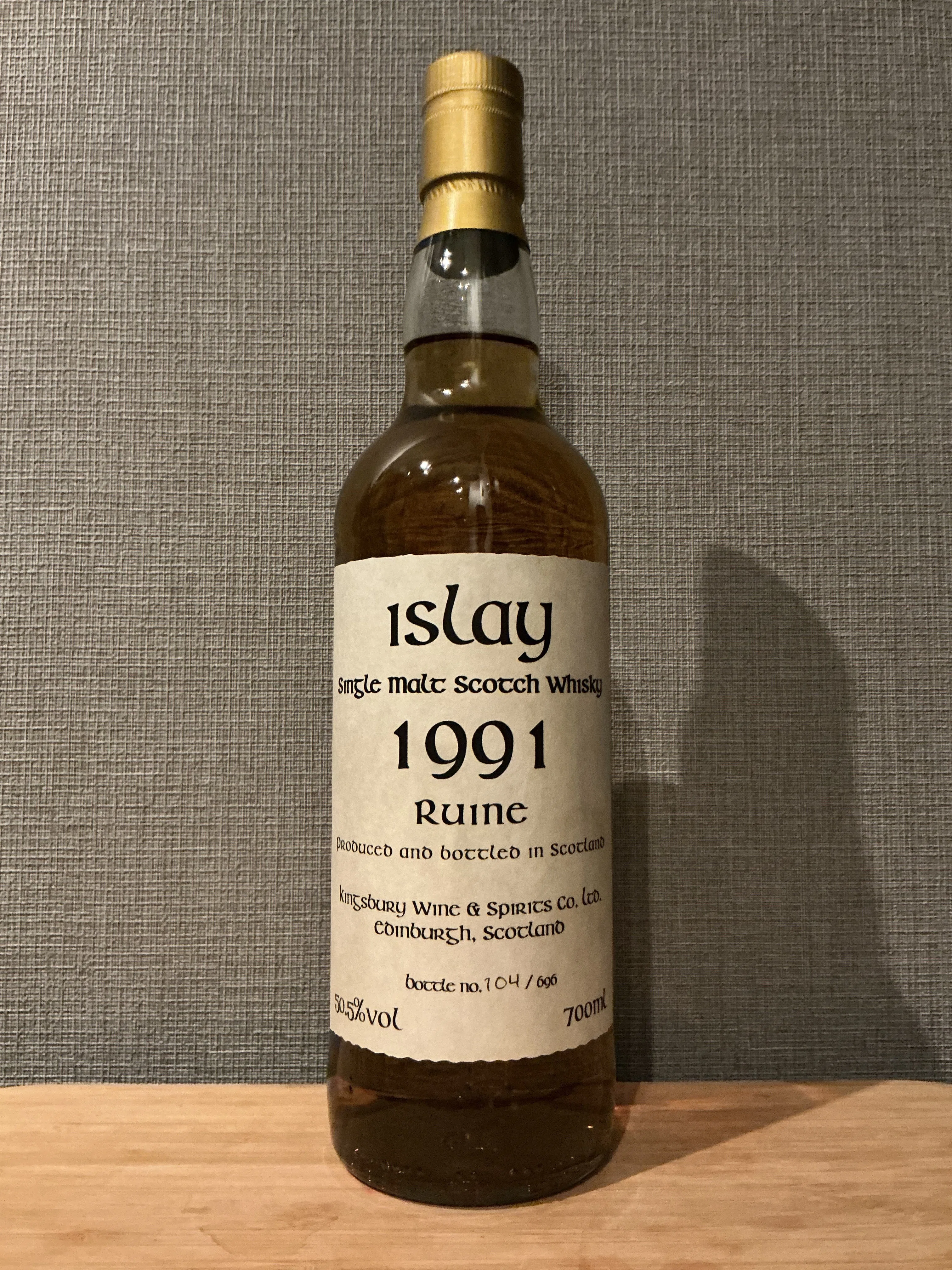 酒飲編Vol.105】キングスバリー ケルティック ルーイーン 1991 26年｜Ktaro
