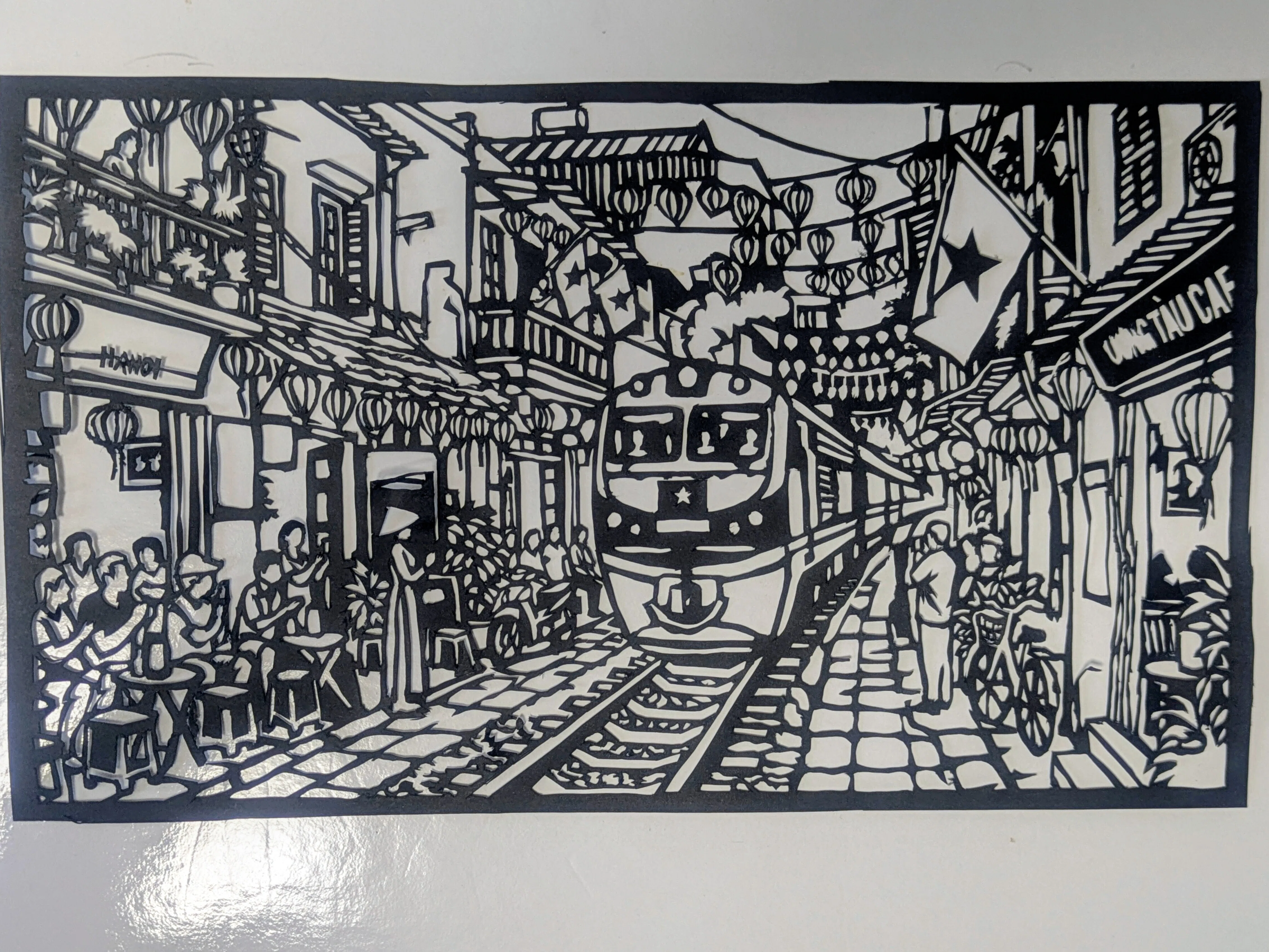 AIで思い出の写真を切り絵に変えてみた｜えいる｜北陸わくわく探求室