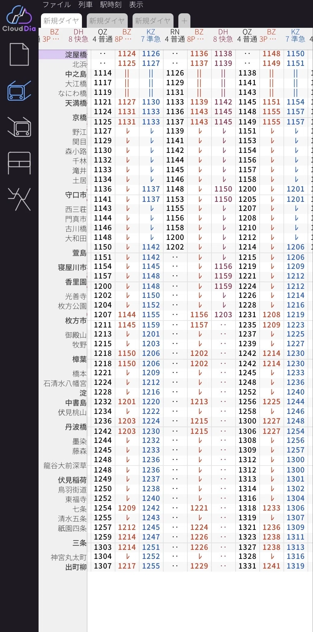 緊急 京阪がダイヤ改正すっぞー｜もっつぁ
