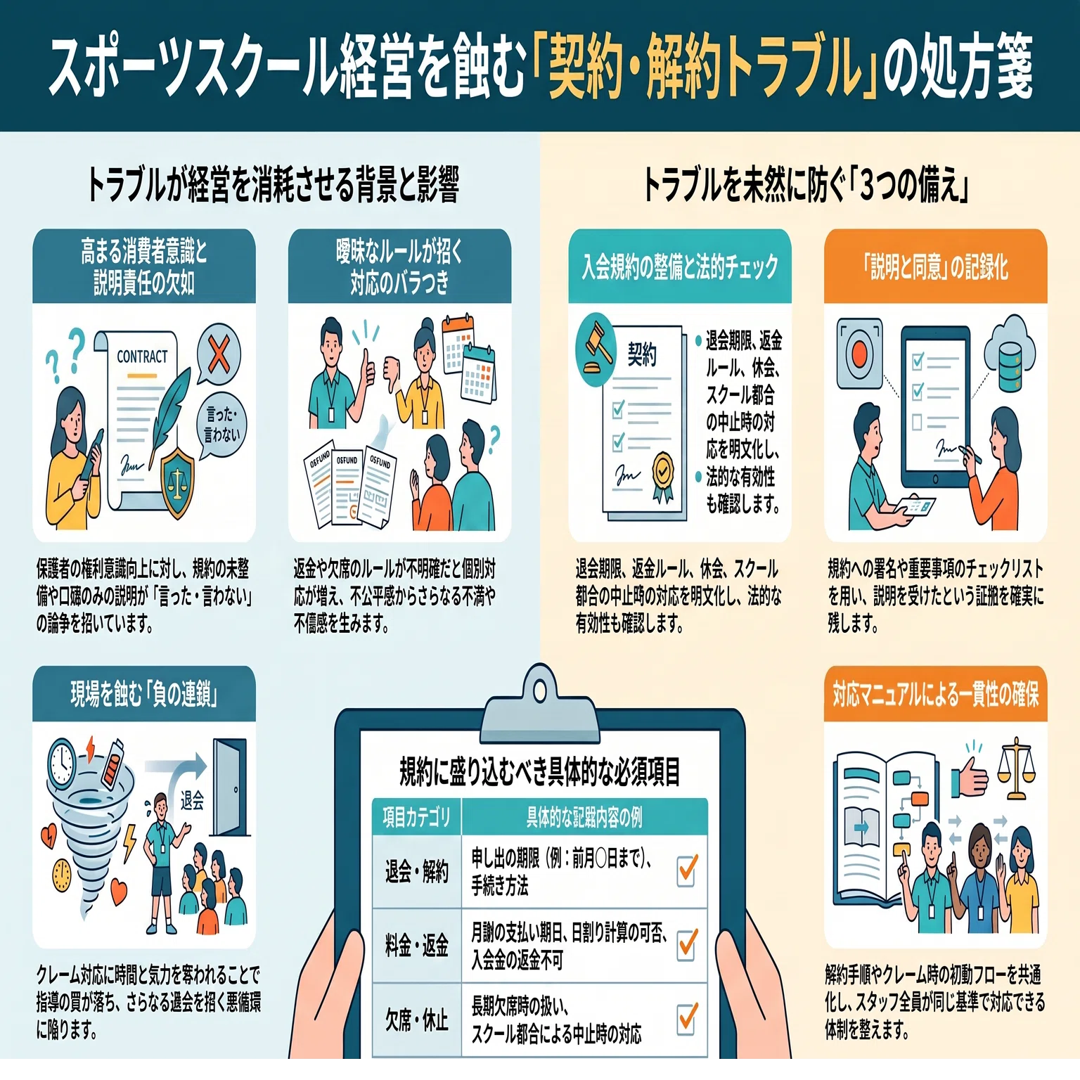 返金してほしい」「説明と違う」——保護者からのクレームにどう向き合う