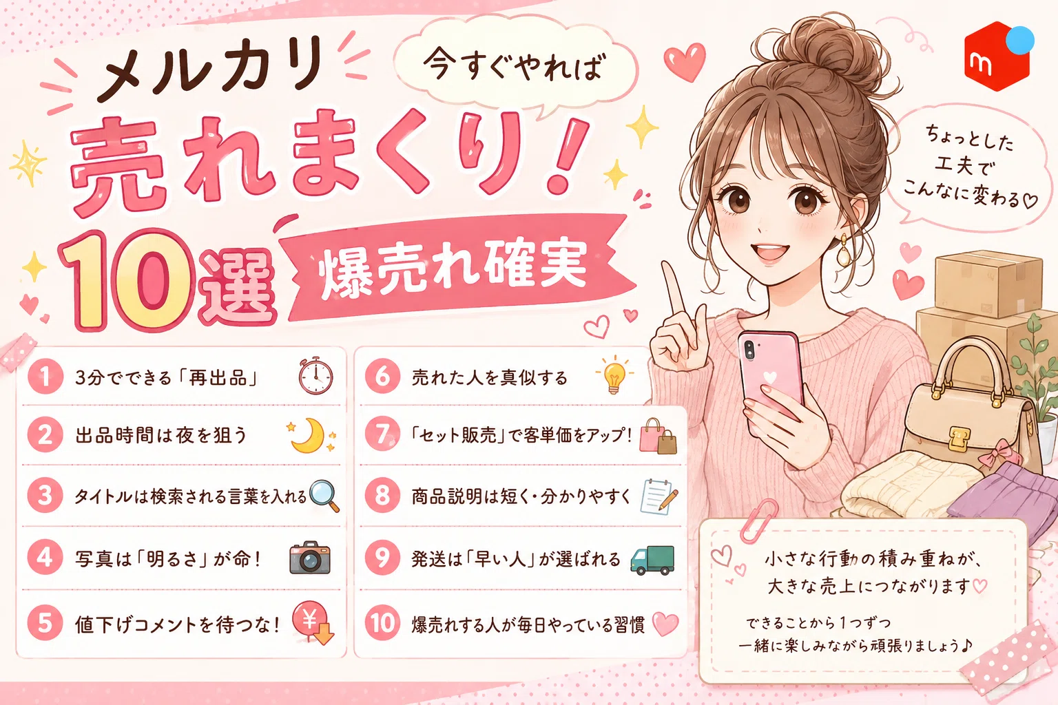 メルカリ 今すぐやれば売れまくり！爆売れ確実の10選｜ラクして増やす 