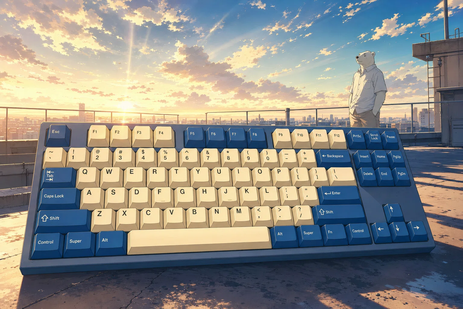☂️梅雨に考える青いキーボード⌨️GMKブルー系キーキャップ🔼厳選9つ