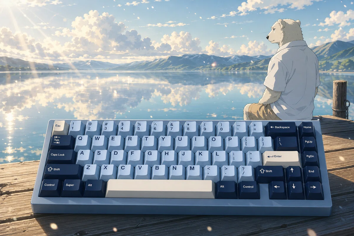 ☂️梅雨に考える青いキーボード⌨️GMKブルー系キーキャップ🔼厳選9つ