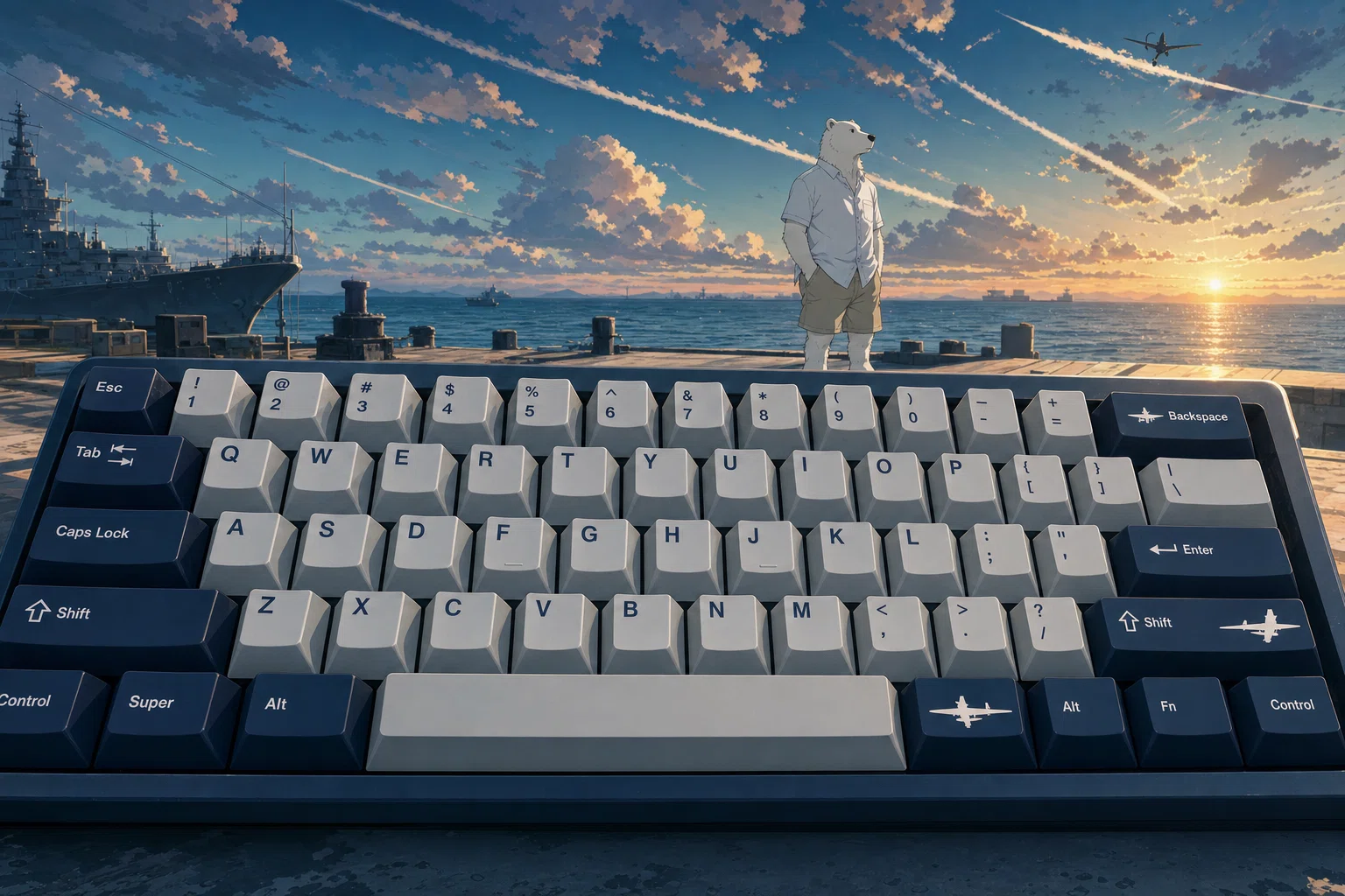 ☂️梅雨に考える青いキーボード⌨️GMKブルー系キーキャップ🔼厳選9つ