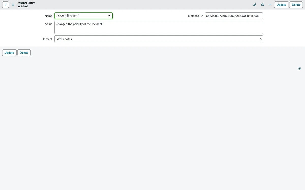 Comments/Work notes (sys_journal_field) are 1 entry per line｜ServiceNow観察日記