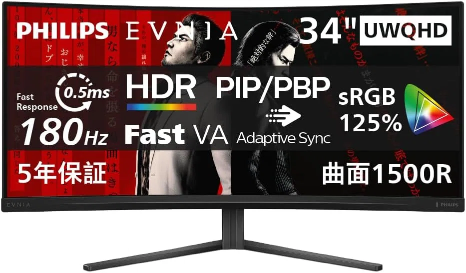 philips evnia ゲーミングモニター｜pc_masami