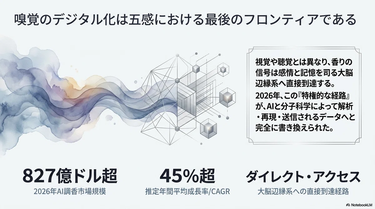 香りには言葉がない。でも、脳はすべてを覚えている。──AI調香と嗅覚