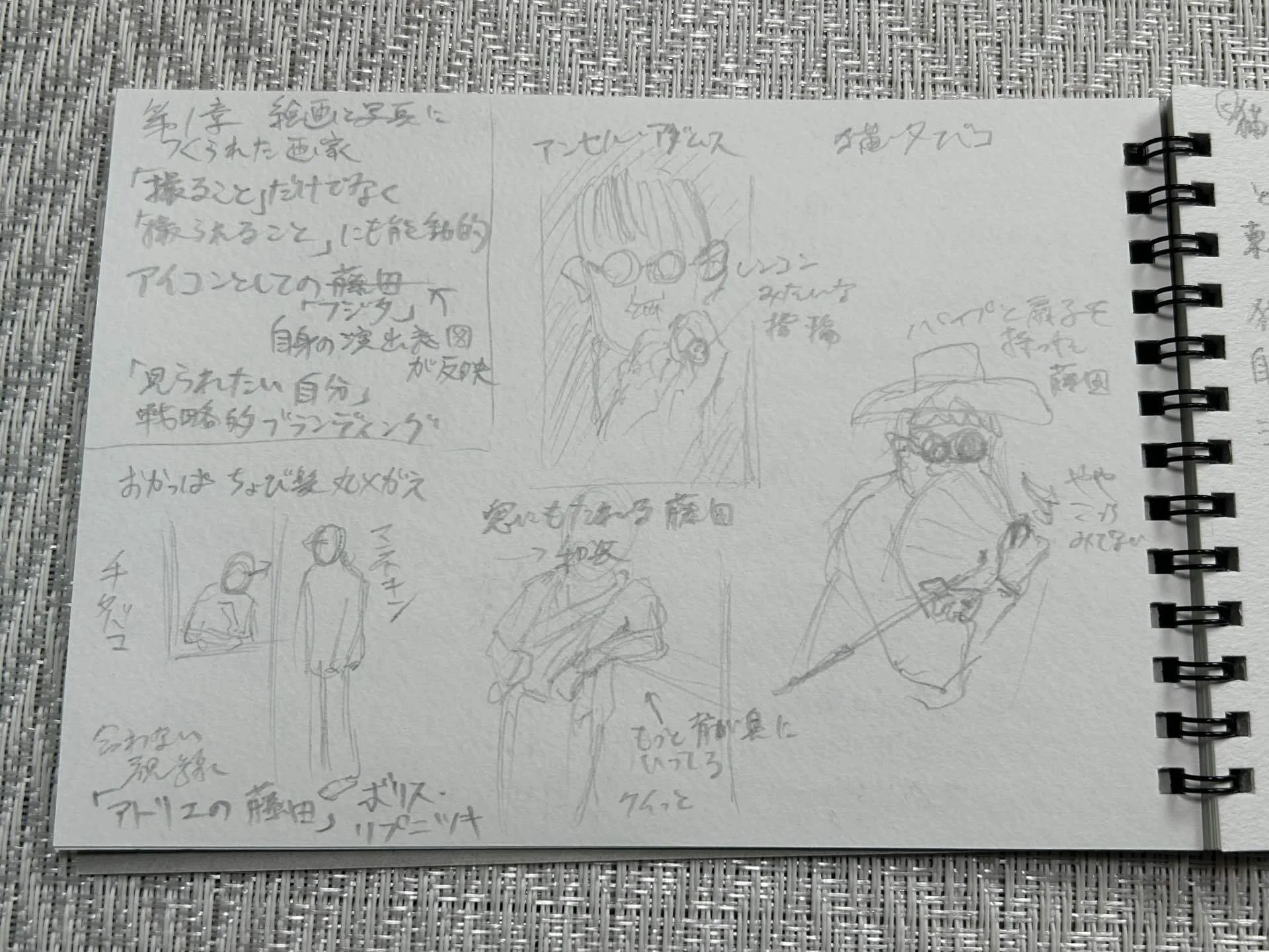 手書きメモ】藤田嗣治 絵画と写真【札幌芸術の森】｜柊夕陽