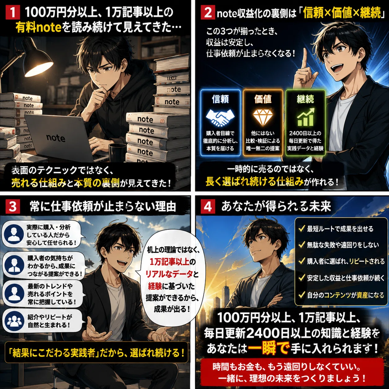 100万円分以上、1万記事以上の有料noteを読み続けて見えてきたnote収益
