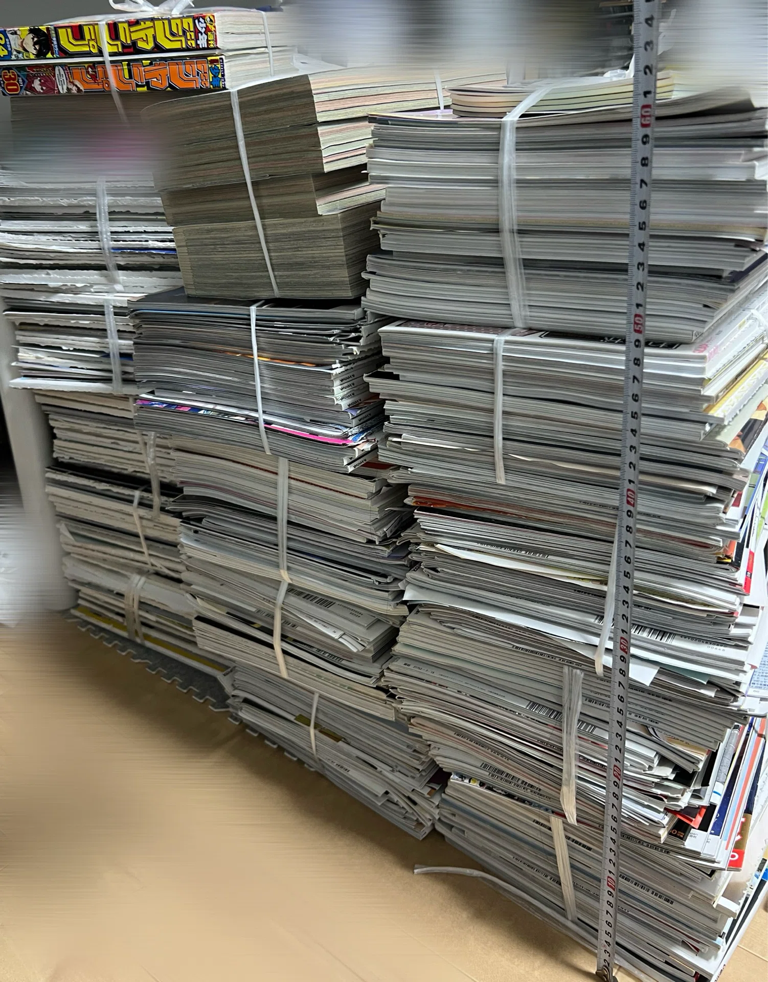 限界オタク、10年溜め込んだ雑誌を整理する。｜無名
